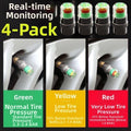 Tire Pressure Cap Visual Color Indicator for Trucks