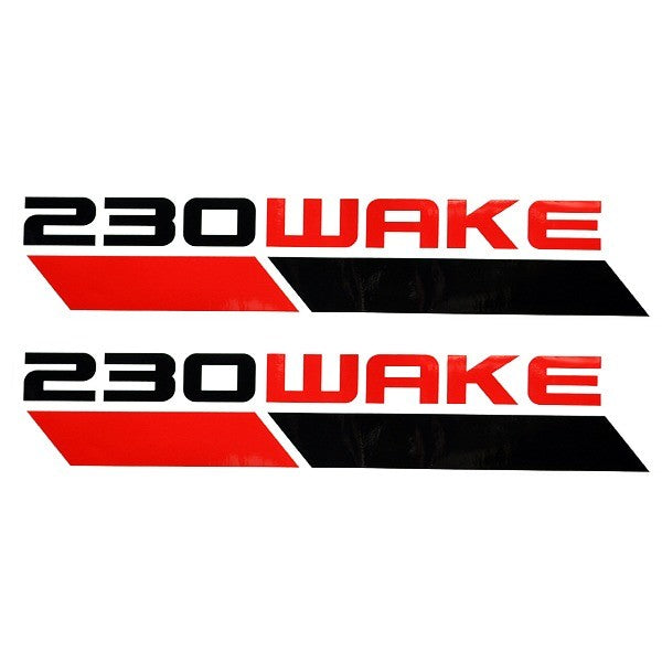Sea Doo 230 Wake Boat Decals 219903610 | Black / Red Stickers (Pair)Op