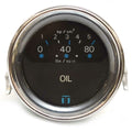 Teleflex Boat Oil Pressure Gauge 1177075 | 2 Inch Silver BlackOpens in