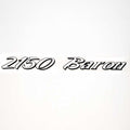 Tahoe Boat Raised Logo Decals 137314 | Black Silver Stickers Pair by Tahoe
