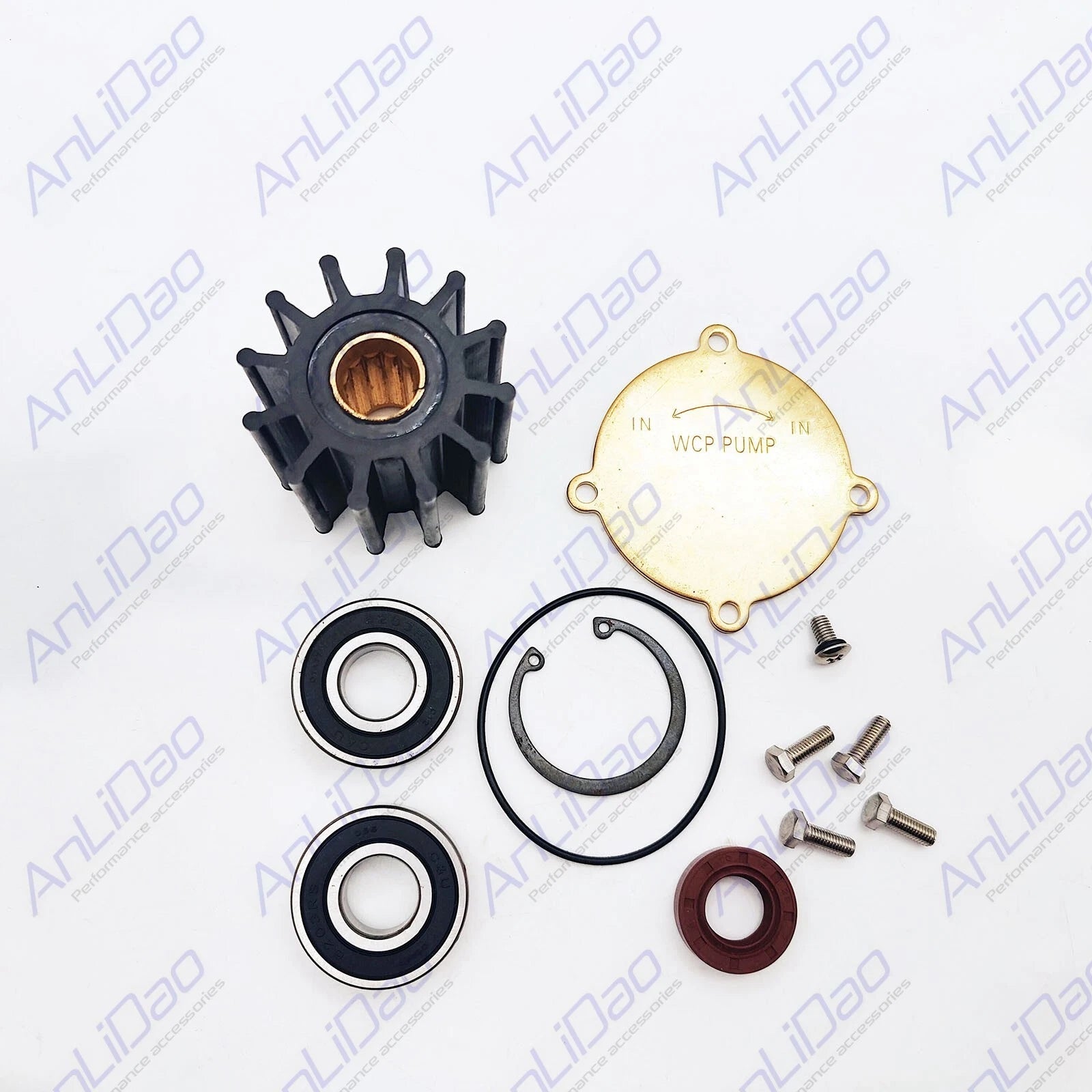 Replaces Fit Jabsco Pumps Minor Repair Kit W/ Bearings 50410-1201
