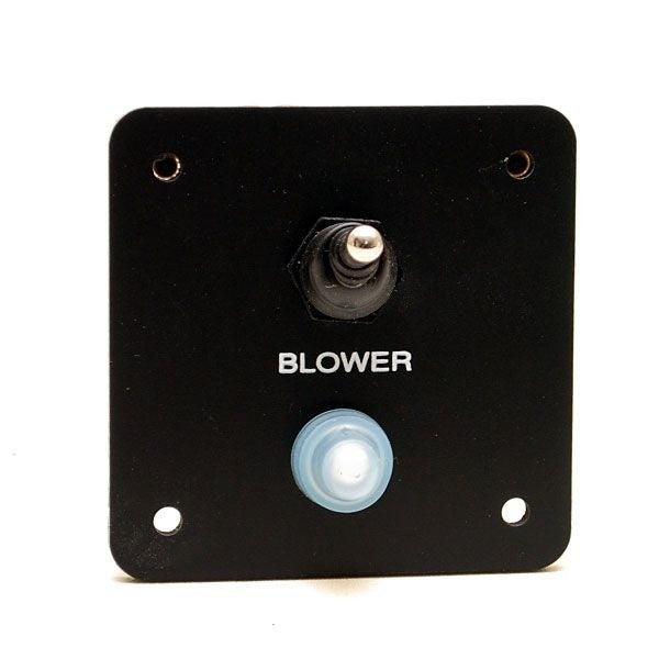 Boat Blower Switch Panel On/Off Black Plastic