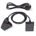 Abs 1080p Hdmi-compatibl<wbr/>e To Scart Video Output Audio Converter