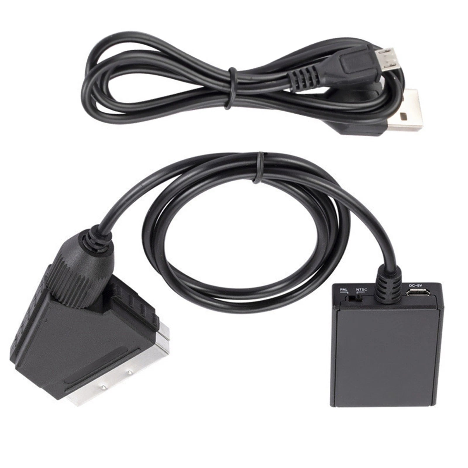Abs 1080p Hdmi-compatibl<wbr/>e To Scart Video Output Audio Converter
