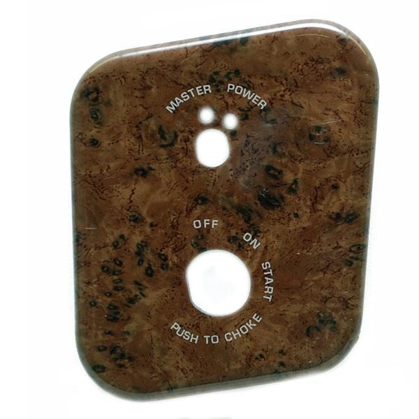 Tracker Boat Blank Ignition Panel 5 x 4 Inch by Tracker