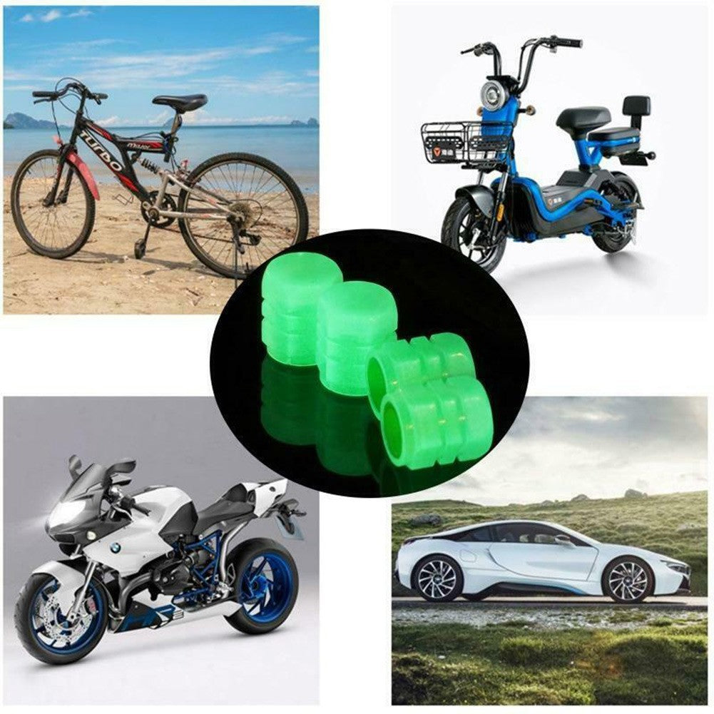 Luminous Tire Valve Cap Dust Cover for Vehicles