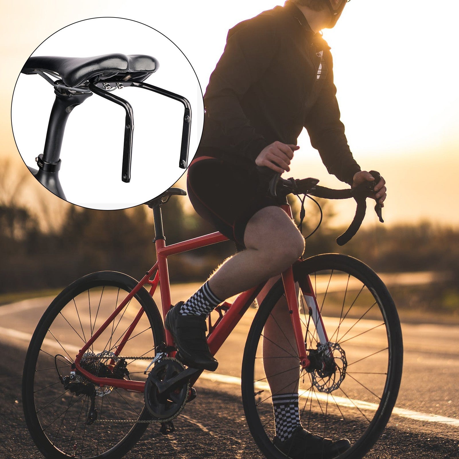 Bicycle Saddlebag with Water Bottle Holder