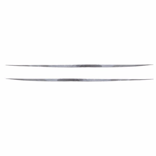 Boat Graphic Decal Stickers Senza Silver Black by Larson