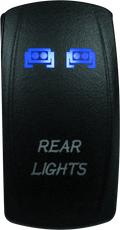 Dragonfire Racing Lighted Switch Rear Light On/off Blue