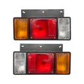 Black Red Tail Light Lamp Pair For Isuzu For Npr Nqr Nrr Fsr Frr