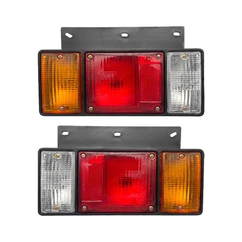 Black Red Tail Light Lamp Pair For Isuzu For Npr Nqr Nrr Fsr Frr