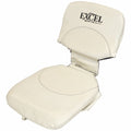 Excel Boat Shell Seat Cushions Cream Vinyl Set of 2 by Excel