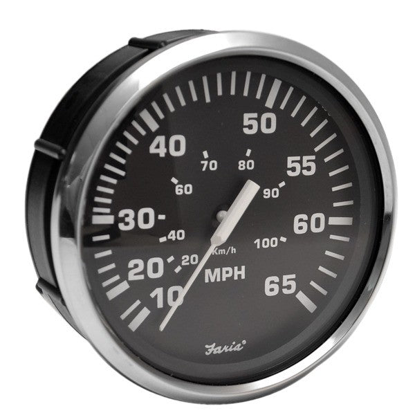 Faria Boat Oversized Speedometer Gauge SE4005A Euro by Faria