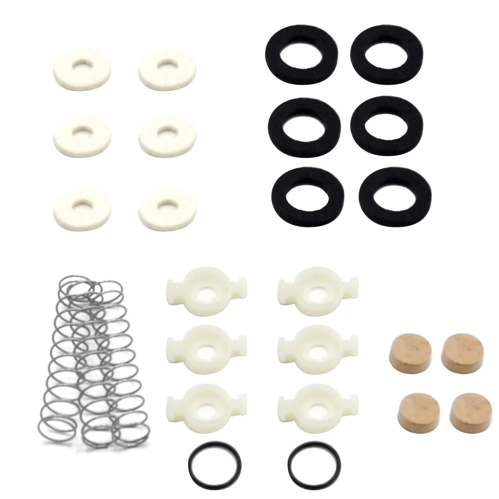 B Flat Trumpet Repair Parts Kit With Valve Guides Felt Springs And