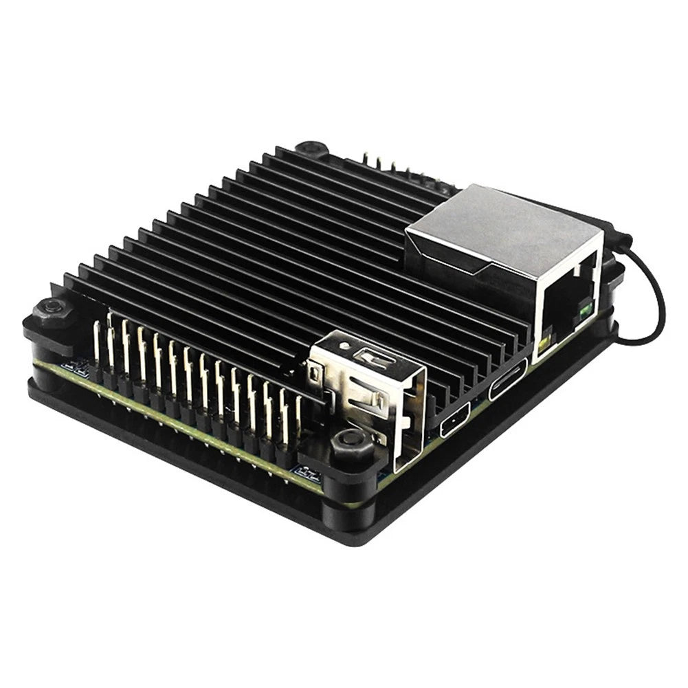 Aluminum + Acrylic Cooling Shell Passive Heatsink Case For Orange Pi