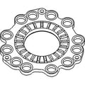 A-r41342 Front Pto Plate - Fits John Deere 3010, 3020, 500, 500a,