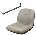 One Grey Vinyl Seat & Bracket Set Fits Multiple Makes & Models