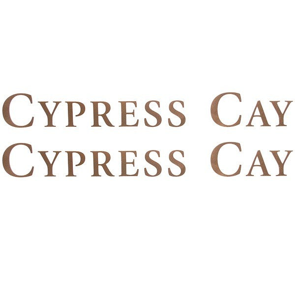 Cypress Cay Boat Decal 09 Palmetto by Cypress Cay
