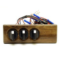 Crestliner Boat Rotary Switch Panel Woodgrain Plastic by Crestliner