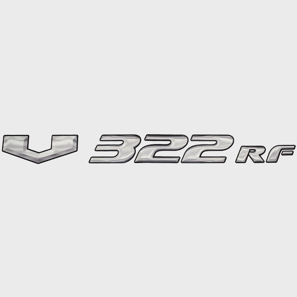 SunCatcher Boat Model Decal Sticker V322 RF Silver Black by SunCatcher