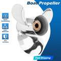 11 1/8 X 13 Stainless Steel Propeller For Mercury Engines 25-70hp 13