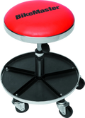 Bikemaster Ultimate Shop Stool With Tool Caddy - Adjustable Height,