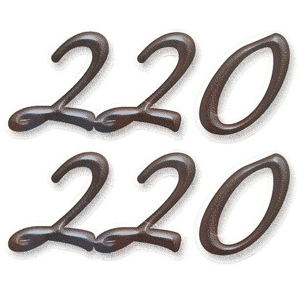 Lowe Boat Decals Brown 220 Pair by Lowe