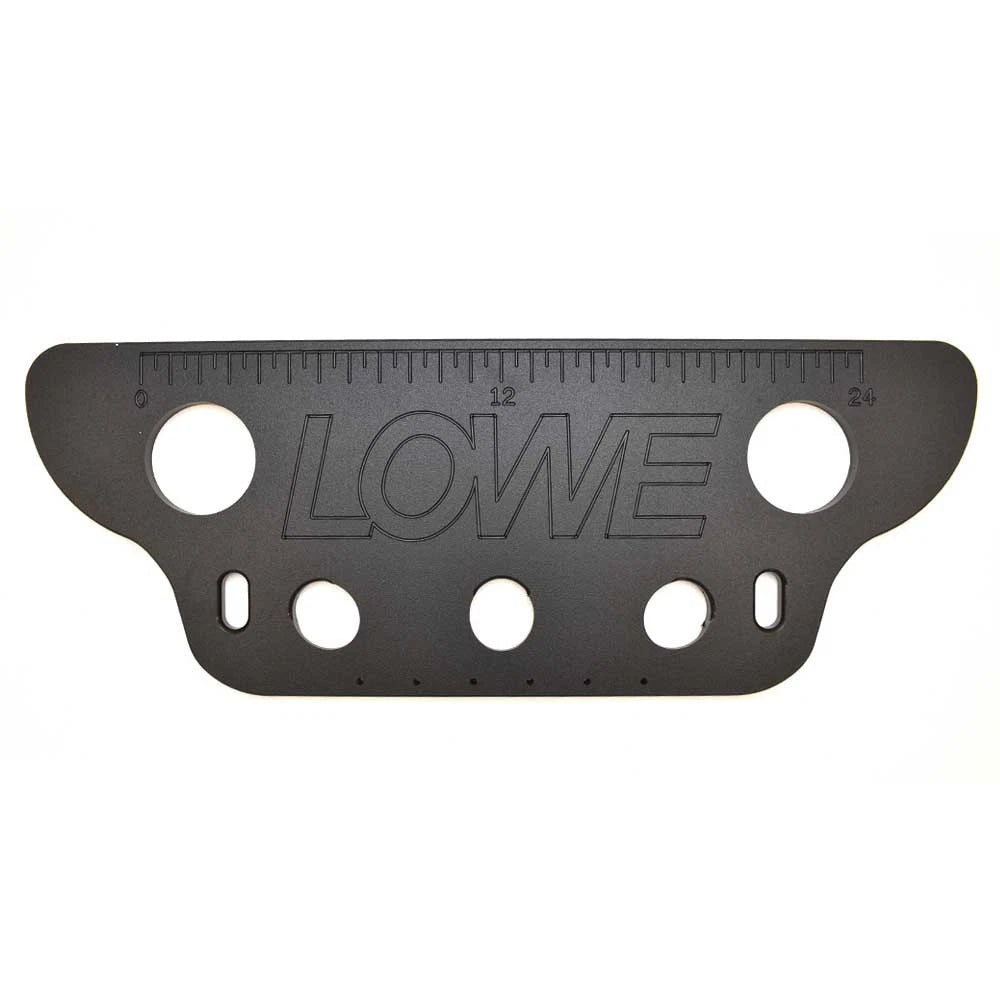 Lowe Pontoon Boat Rod Holder Panel 2131852 | W/ Fish Ruler 32 1/8 Inch