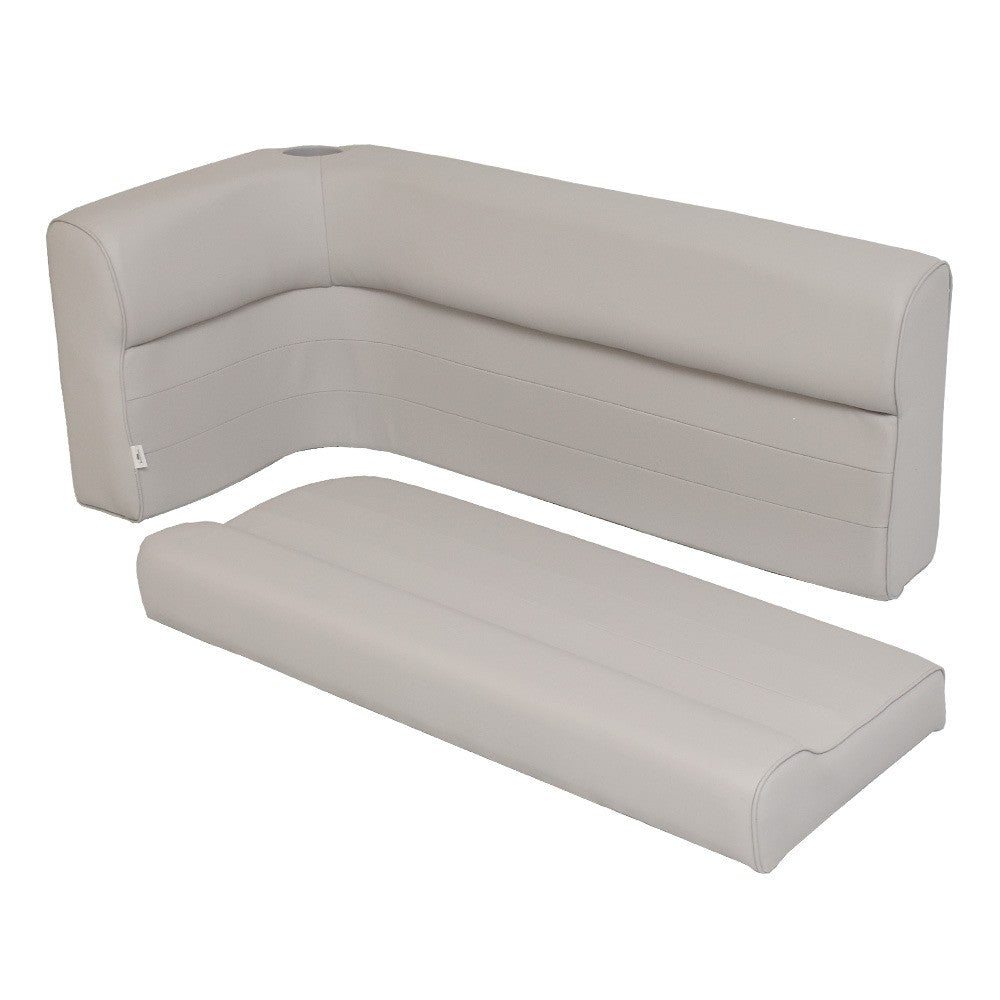 Pontoon Boat Corner Couch Cushions Gray