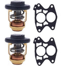 50℃ Thermostat 6e5-12411+gask<wbr/>et 688-12414 Kit For Yamaha