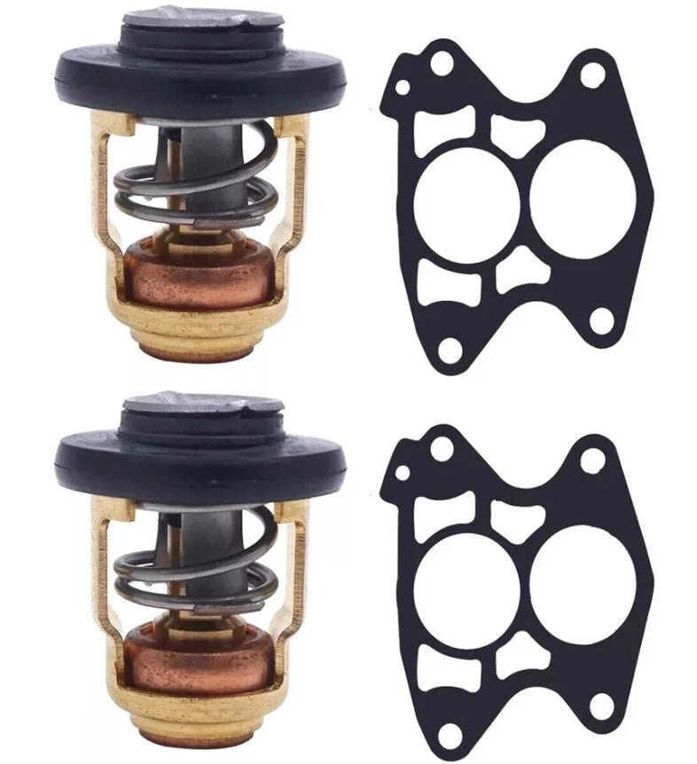 50℃ Thermostat 6e5-12411+gask<wbr/>et 688-12414 Kit For Yamaha