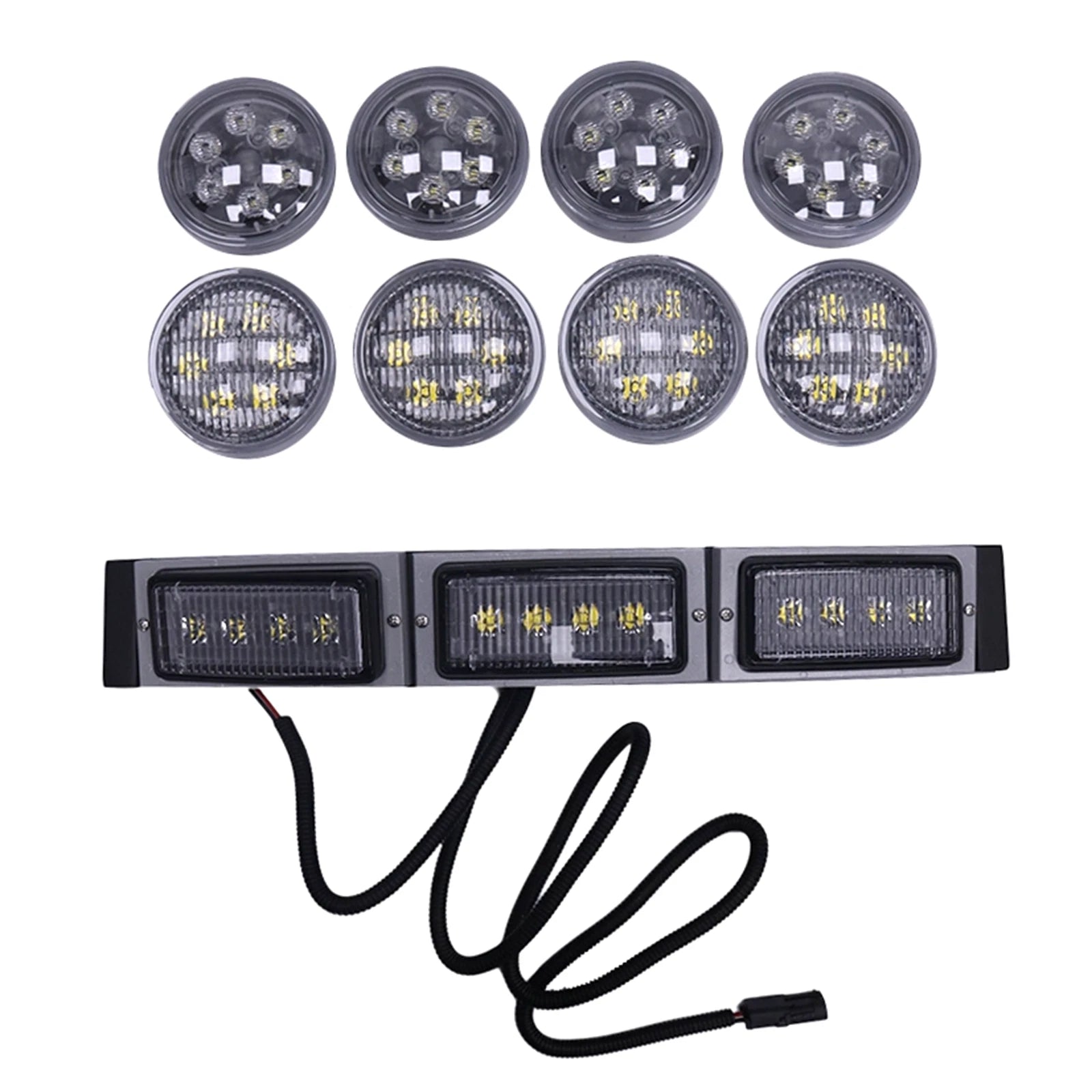 Led Coversion Kit 12V 24V Front Hood For John Deere 4050 4250 4450