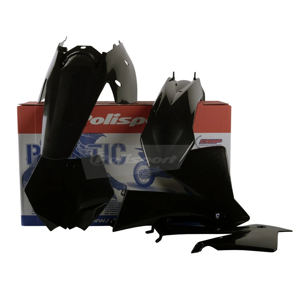 Polisport Plastic Kit Ktm Sx/sx-f 2003-2004, Exc/exc-f 2004, Black