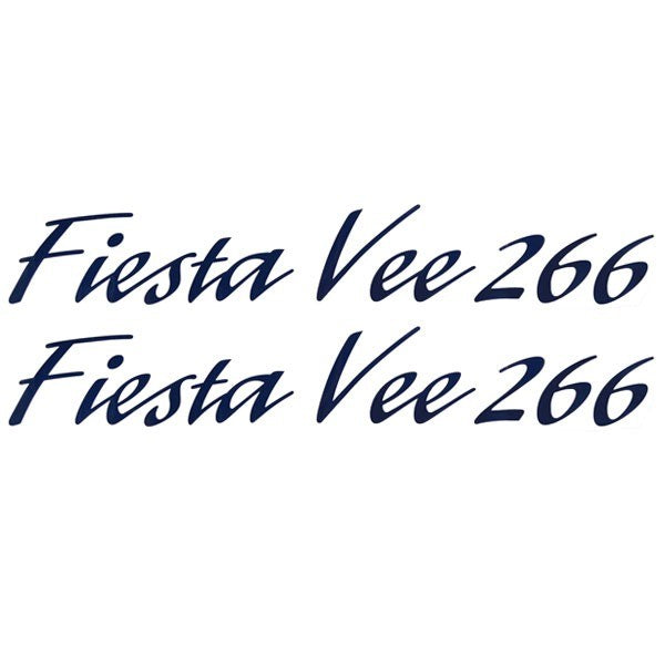 Decals Rinker Fiesta Vee 266 Dark Blue by Rinker