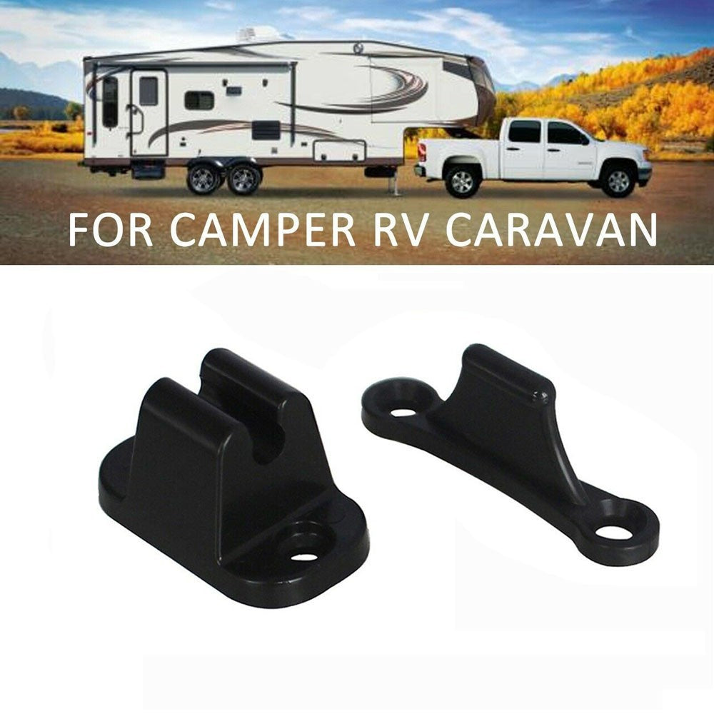 Black Nylon Door Retainer Catch for RV Camper