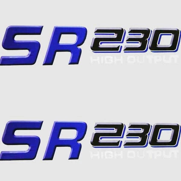 Yamaha Boat Decal F2a-u4125-00 | Sr230 High Output 18 Inch (Pair)