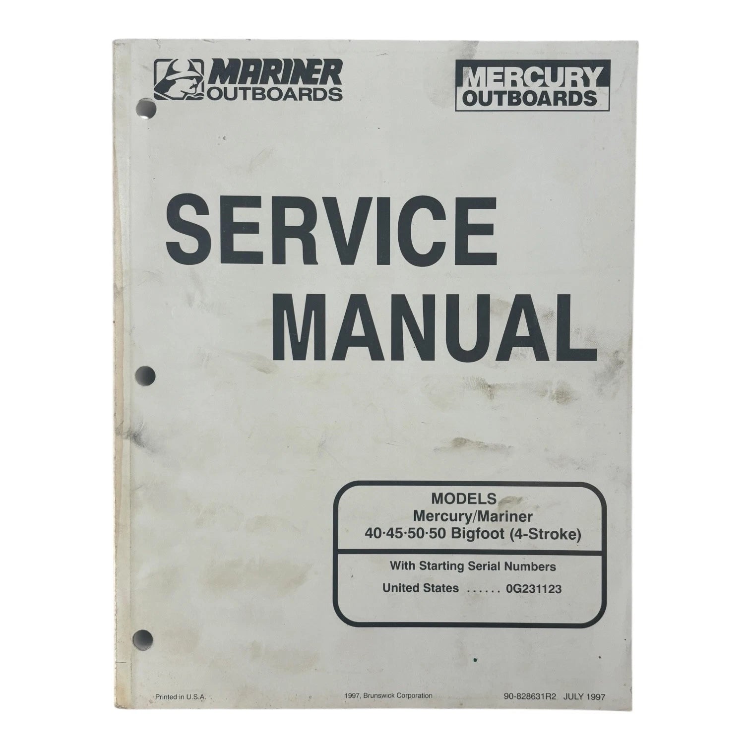 Mercury Mariner Outboards 90-828631r2, 4 Stroke 40-55 Bigfoot Service