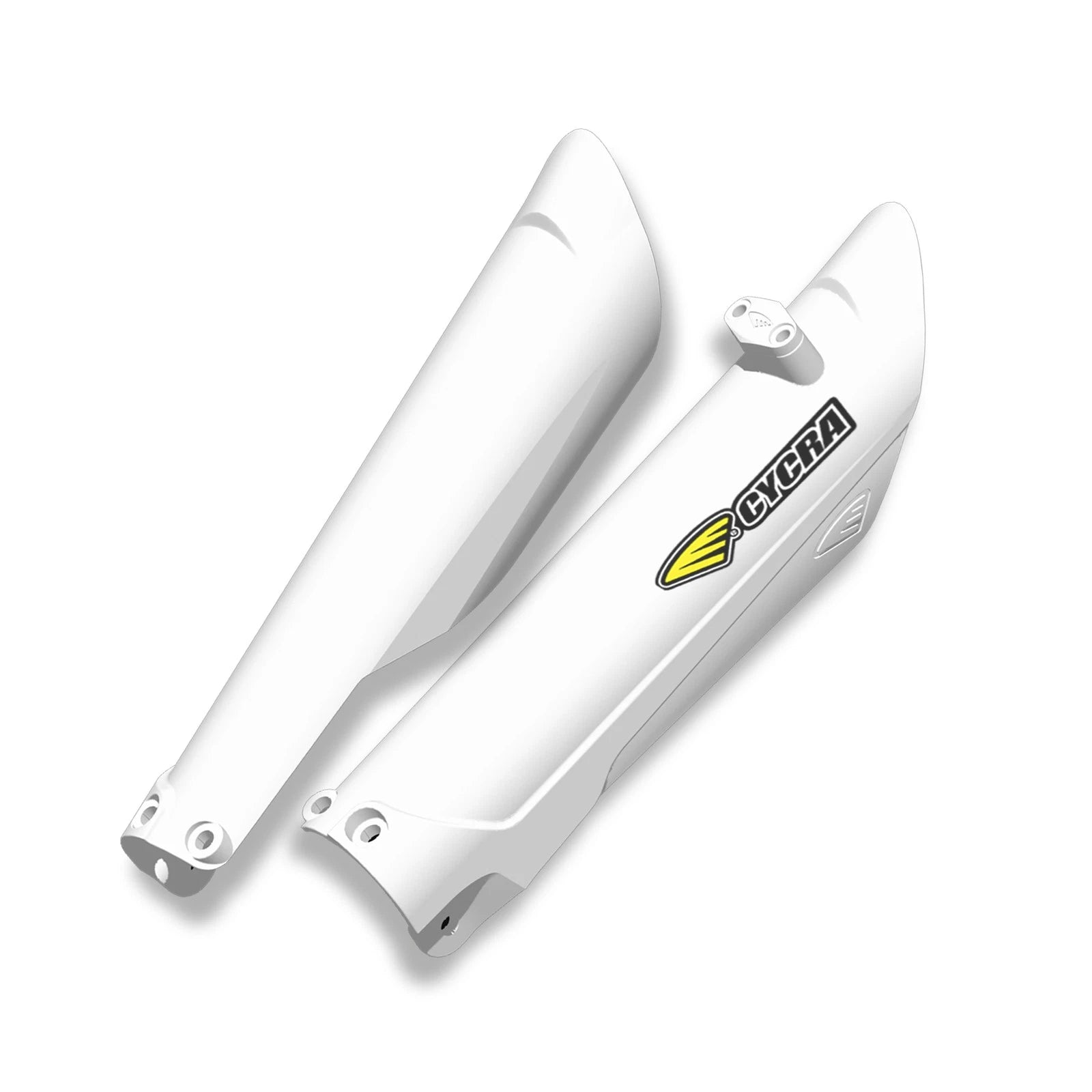 Cycra Fork Guards White 1cyc-6905-42 Offroad Replacement Body Parts