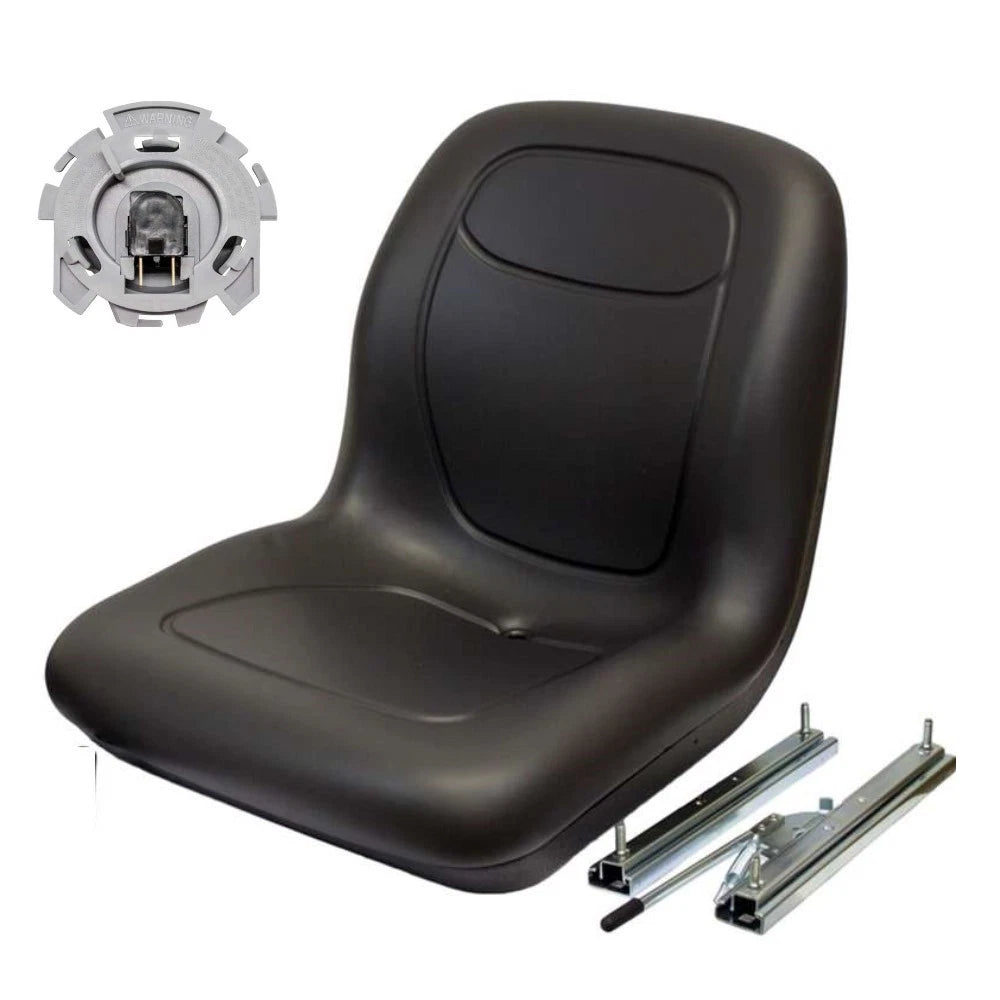 Black Seat Fits New Holland Ls120 Ls125 Ls140 Ls150 Ls160 Ls170 Ls180