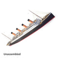 1:400 Memorial British Titanic Cruise Paper Model Ship Model Handmade