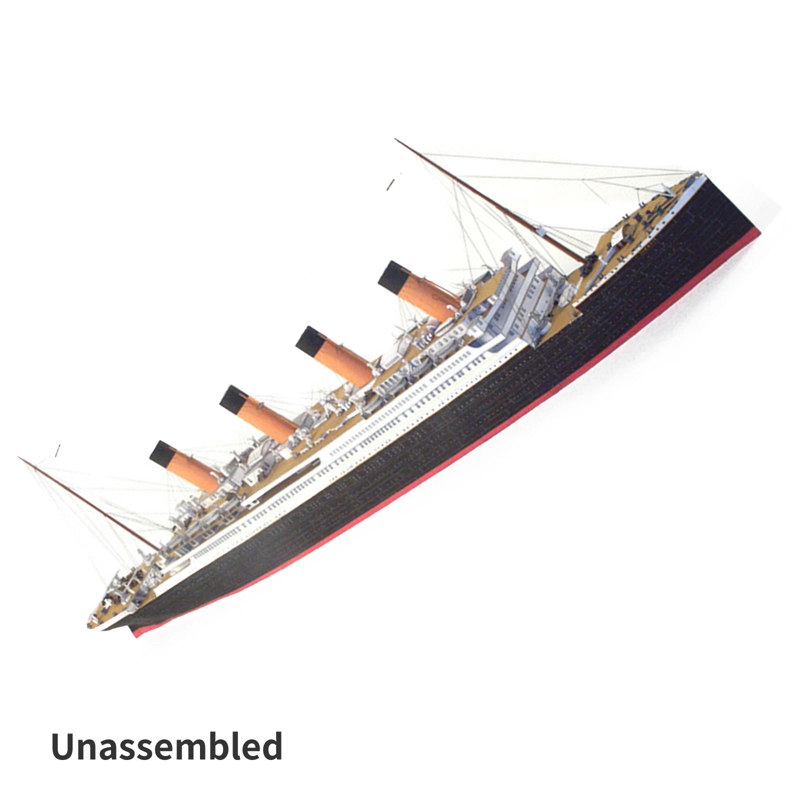 1:400 Memorial British Titanic Cruise Paper Model Ship Model Handmade