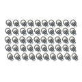Qty 50: 1/2" Bolt-on D-ring & Clip Fits Universal Replaces Dr050-sc