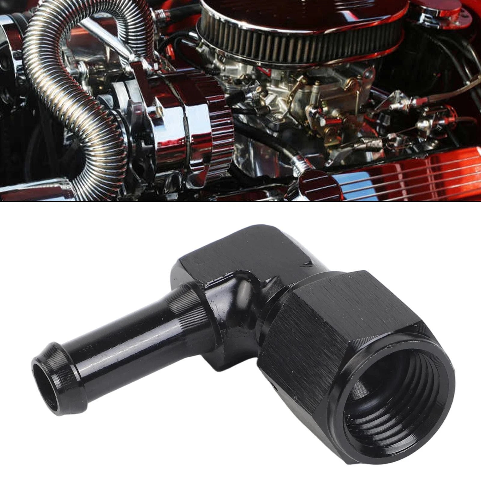 Adapter Hose Barb Fitting Adapter 6an Female 90 Degree An6 To