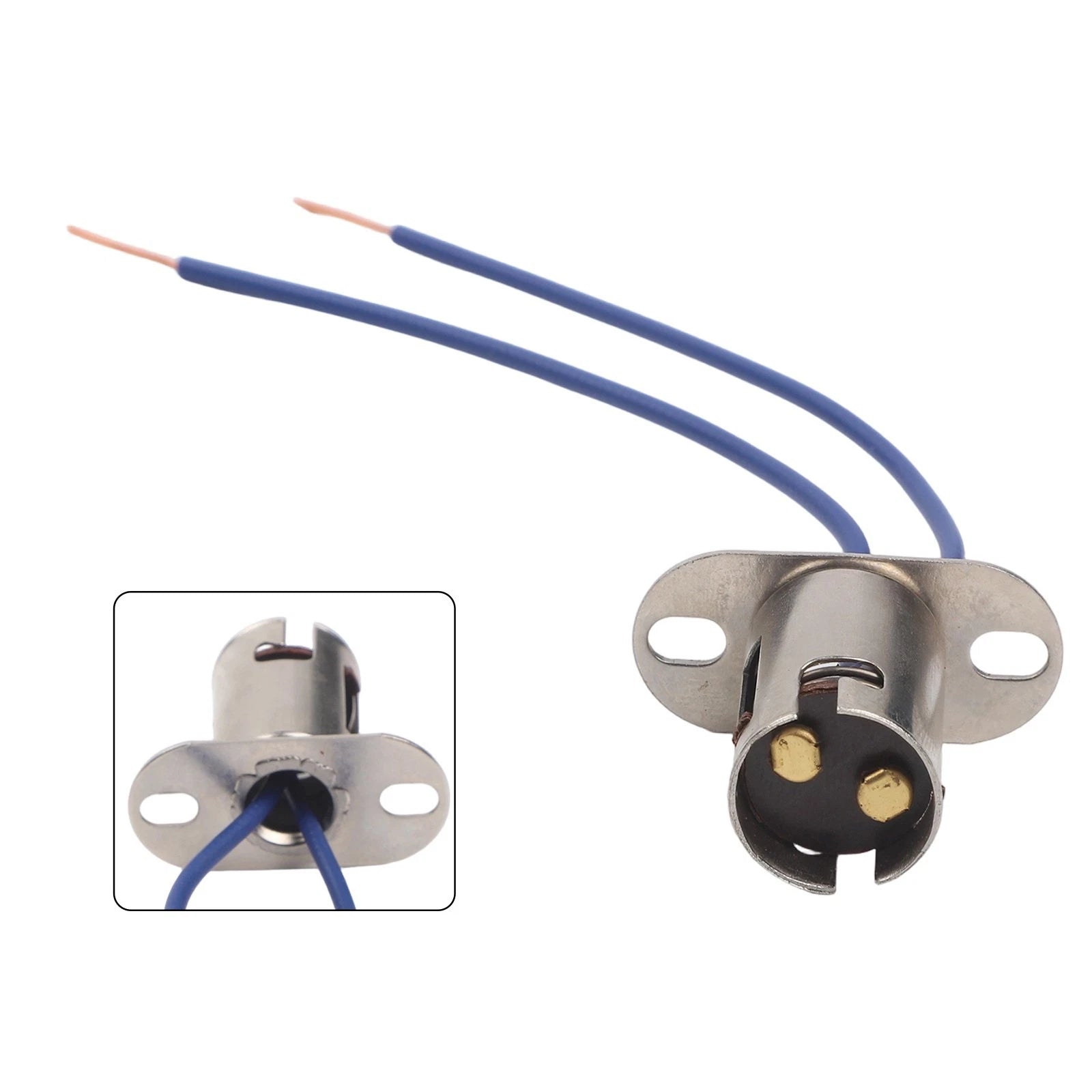 Easy To Use Car Brake Signal Led Light Wire Adapter Holder 1157 Bay15d