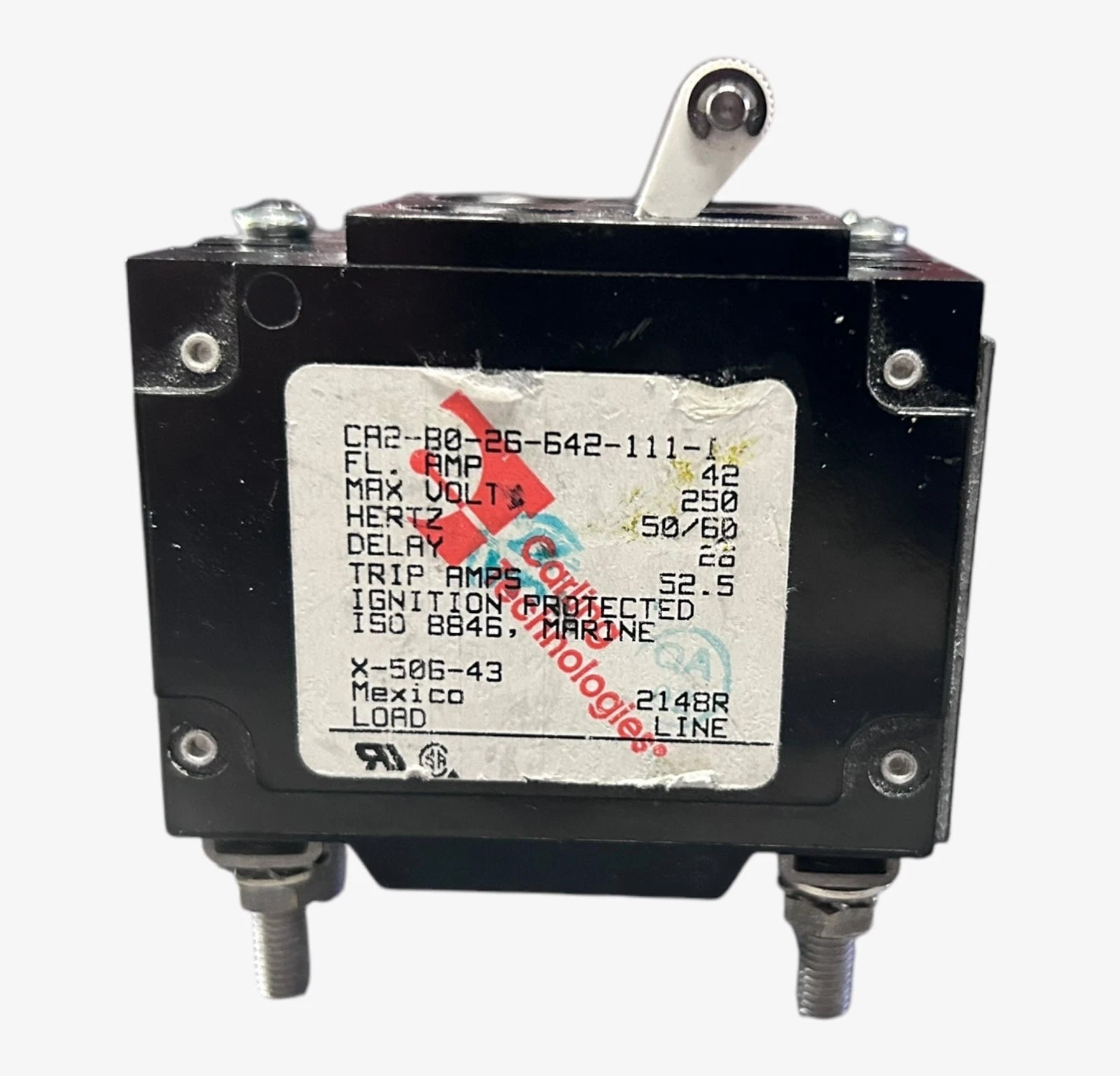 Carling Technologies Ca2-80-26-642-<wbr/>111-1, Double Pole Circuit