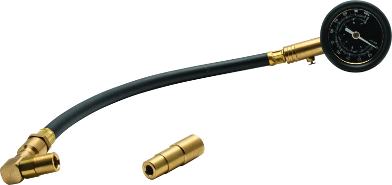 Bikemaster Dual Tire Gauge 100PSI For Presta & Schrader Valves