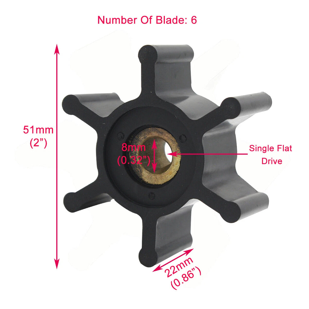 New Impeller & O-Ring Kit for Milwaukee M18 Transfer Pumps