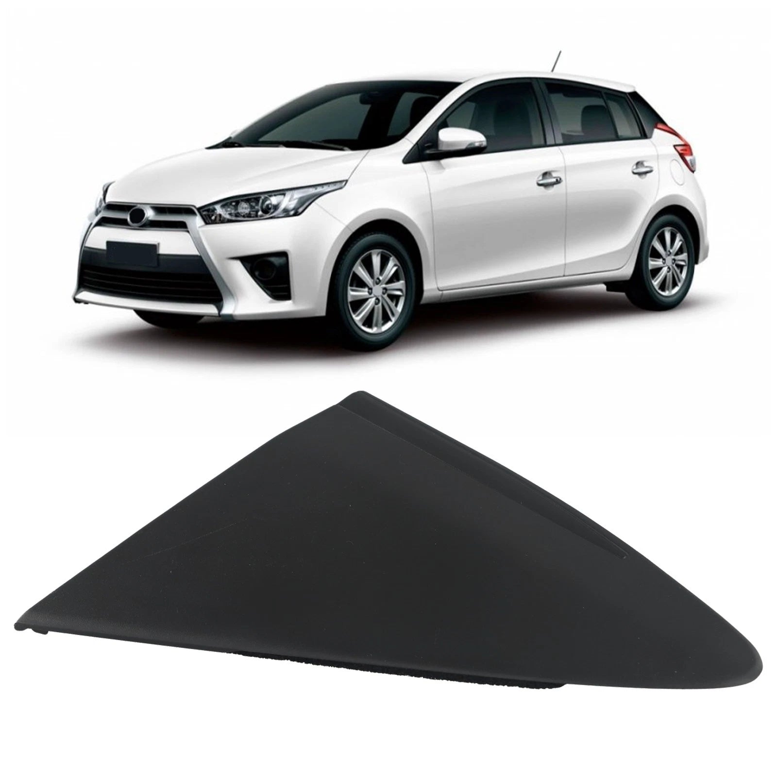 Left Mirror Pillar Trim Molding, For Toyota For Yaris 2015-17 Le