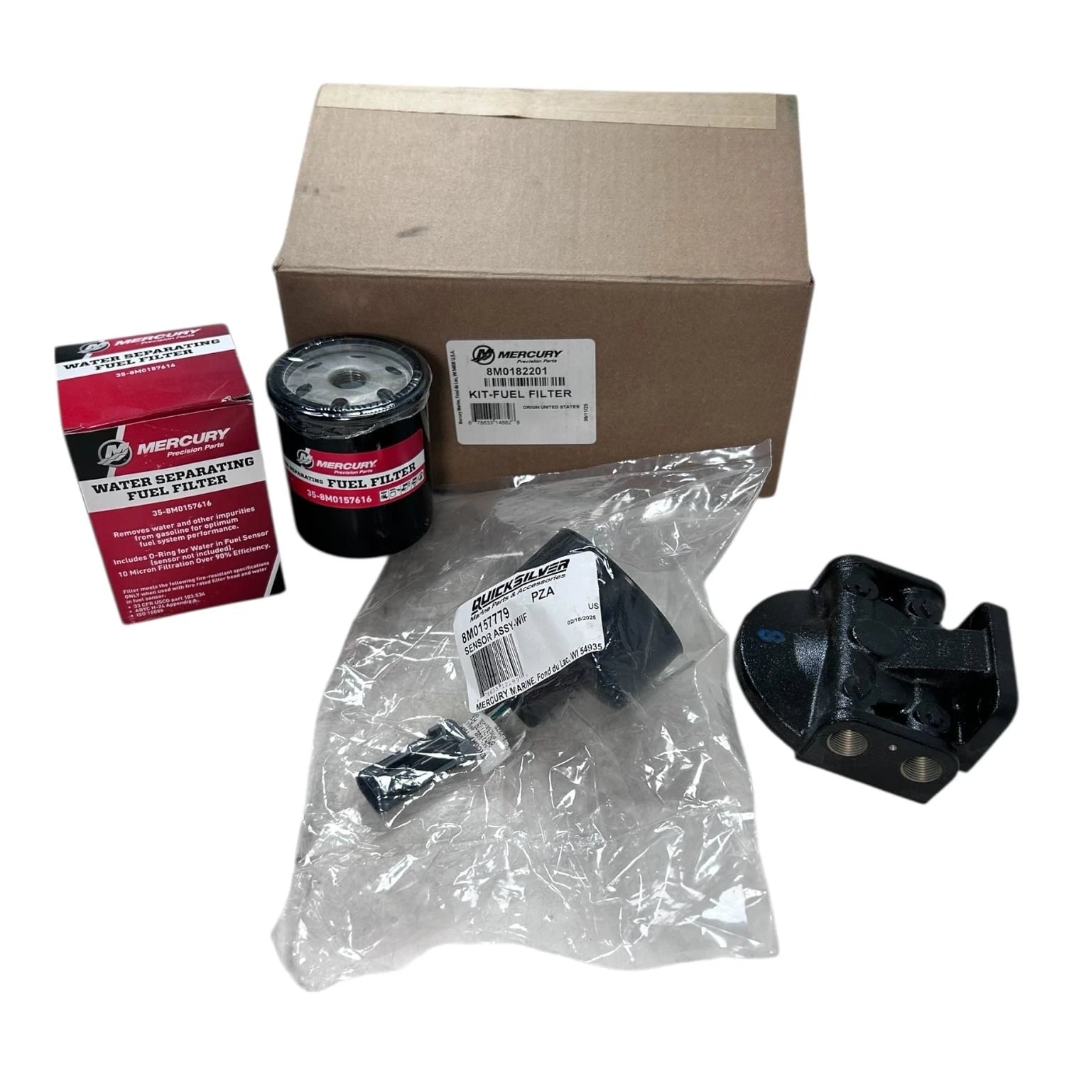 Mercury 8m0182201, Marine Fuel Filter Kit Assembly | Hook & Hull Co