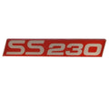 MasterCraft Boat Decal Red Silver Vinyl 7 1/2 Inch by MasterCraft